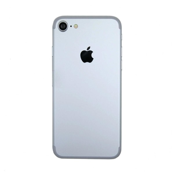 iPhone 7 Baksida med Komplett Ram - Silver Silver