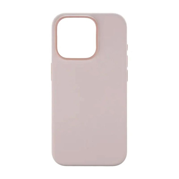 iPhone 15 Pro Silikonskal Rvelon MagSafe - Rosa Ljusrosa