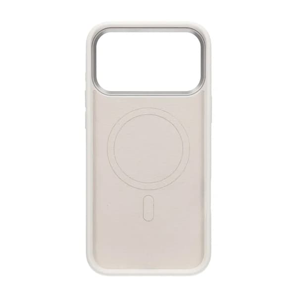 Mobilskal Silikon med Magsafe för iPhone 17 Pro Max - Vit vit
