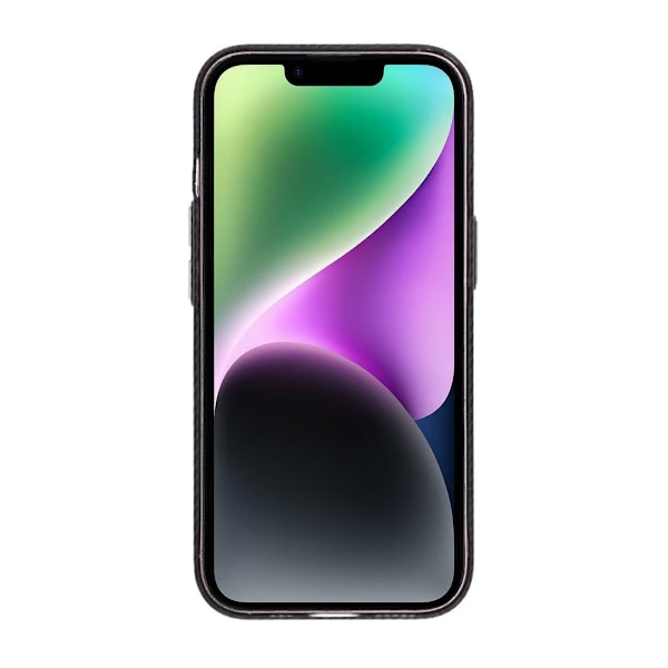 iPhone 13/14 Mobilskal Carbonmönstrad - Svart Svart