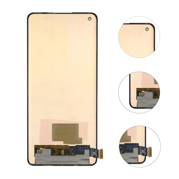 OnePlus 8 Skärm/Display - Svart Svart
