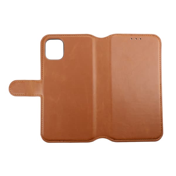 iPhone 11 Plånboksfodral Magnet Rvelon - Guldbrun Pink gold