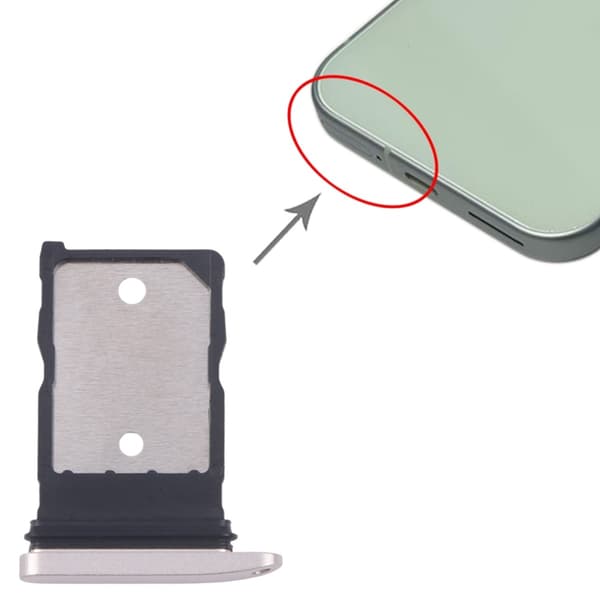 Google Pixel 9 Pro Simkortshållare - Vit vit