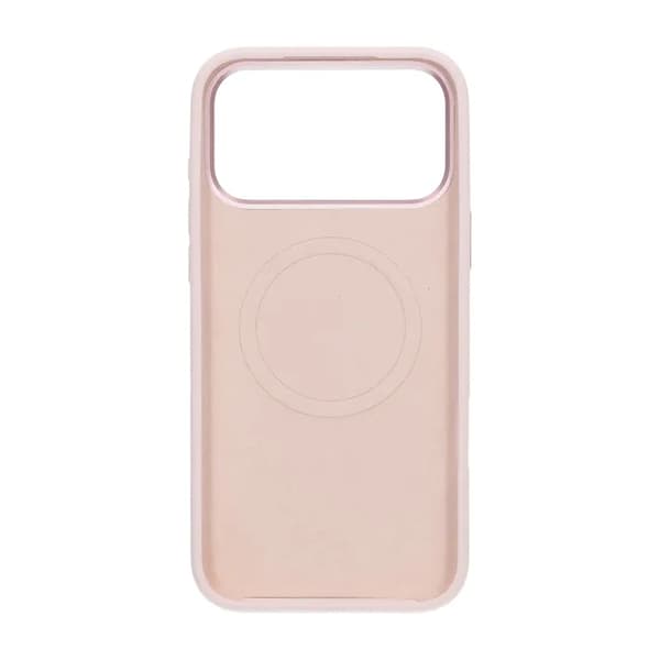 Mobilskal Silikon med Kamera Metallram för iPhone 17 Pro Max - Rosa Rosa