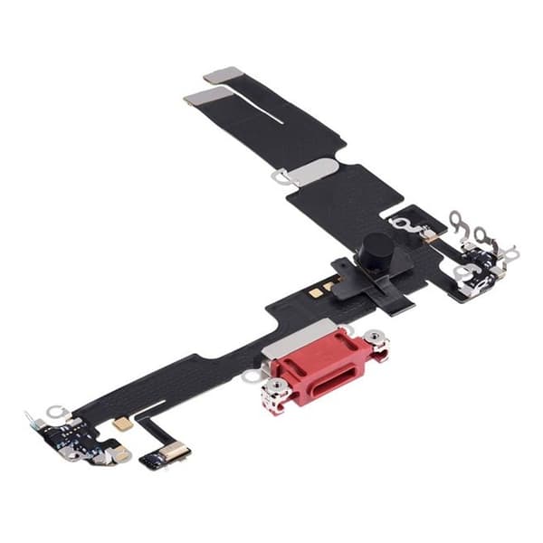 iPhone 14 Plus Laddkontakt med Flexkabel Original - Röd Röd