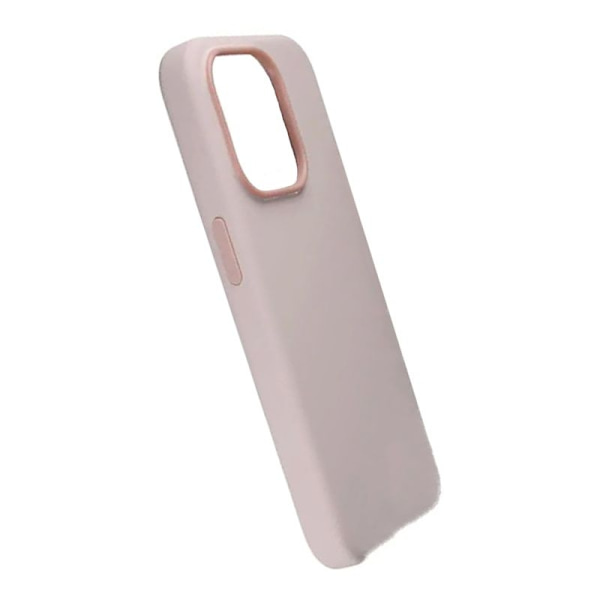 iPhone 15 Pro Silikonskal Rvelon MagSafe - Rosa Ljusrosa