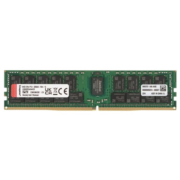 Kingston KSM32RD4 64HCR 64 GB DDR4 3200 ECC Registered DIMM - Nyskick