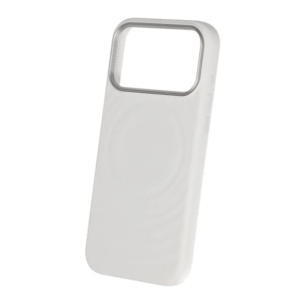 Mobilskal Silikon med Magsafe för iPhone 17 Pro Max - Vit vit