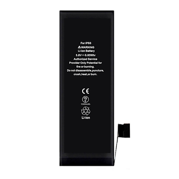 iPhone 5S Batteri Hög Kvalité sort