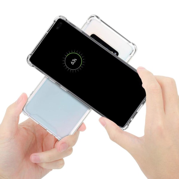 Stöttåligt Skal Samsung Galaxy S10e - Transparent Transparent