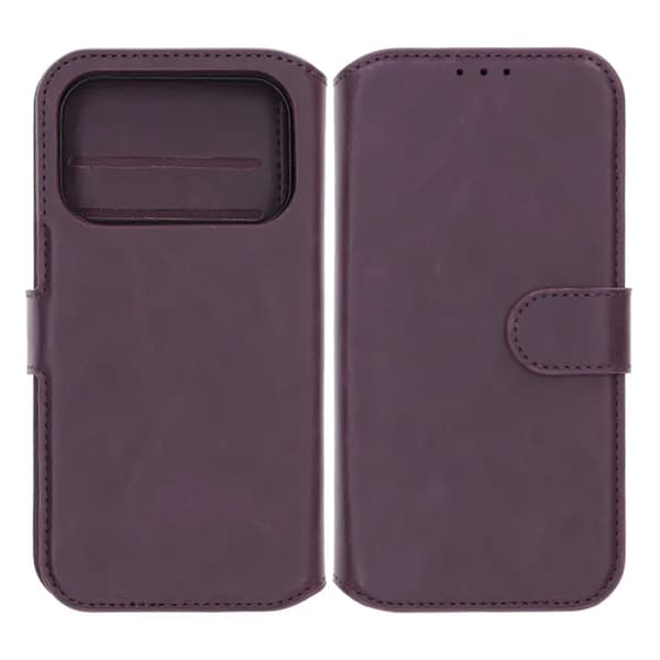 Rvelon Plånboksfodral Magnet för iPhone 17 Pro - Lila lila