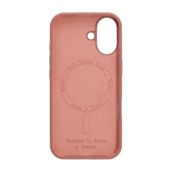 Rvelon Mobilskal Silikon MagSafe för iPhone 17 - Mocka Rosa rosa