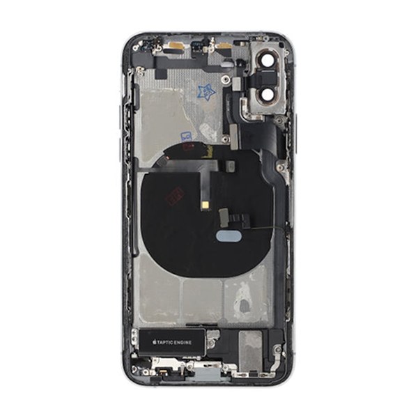 iPhone XS Baksida med Komplett Ram - Vit Vit