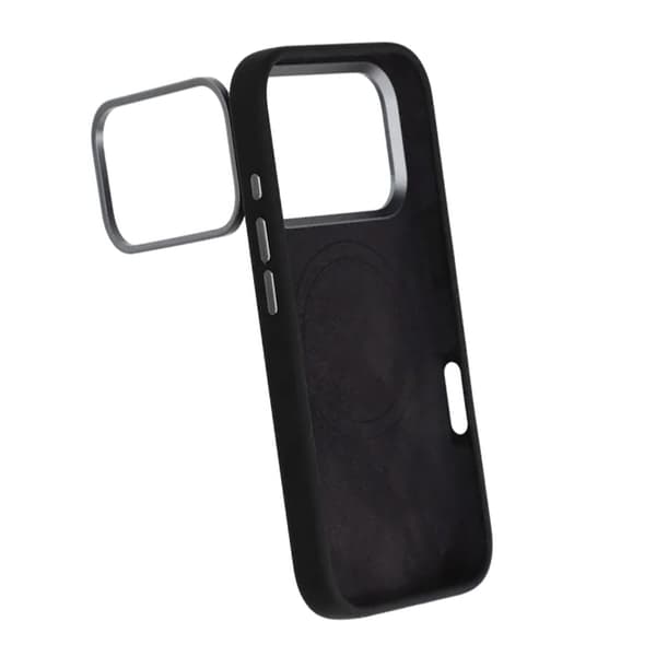 Mobilskal Silikon Magsafe och Statv iPhone 17 Pro - Svart Svart