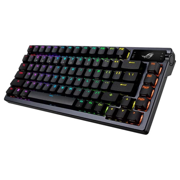 ASUS ROG Azoth Tradlost Gamingtangentbord med OLED display Nyskick