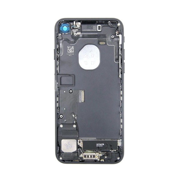 iPhone 7 Baksida med Komplett Ram - Svart Black