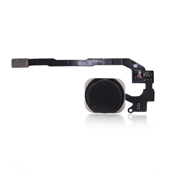 iPhone 5S/SE Hemknapp - Svart Black