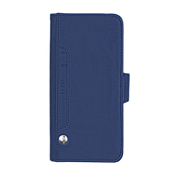 iPhone 11 Pro Plånboksfodral Stativ och extra Kortfack - Blå Blue