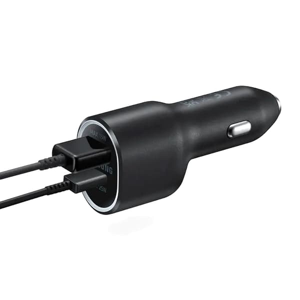 Samsung Billaddare USB-C & USB-A 40W Svart Svart