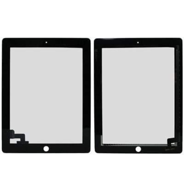 iPad 2 Glas med Touchskärm Premium - Svart Black