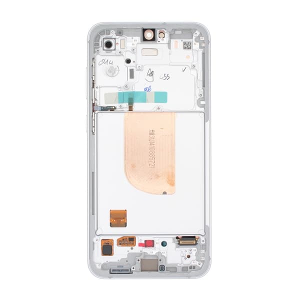 Samsung Galaxy S23 FE Display med LCD Skärm Original - Vit valkoinen