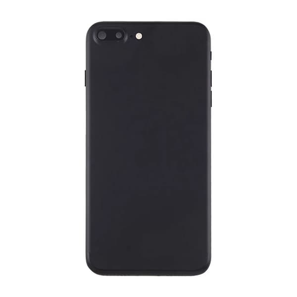 iPhone 7 Plus Baksida med Komplett Ram - Svart musta