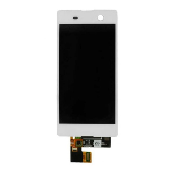 Sony Xperia M5 Skärm med LCD Display - Vit Vit