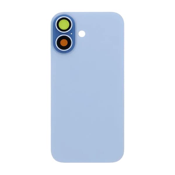 Baksida Glas med smådelar för iPhone 17 - Blå Blue