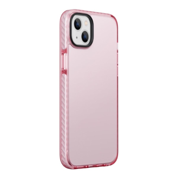 iPhone 14 Plus Stöttåligt TPU Mobilskal - Rosa Pink