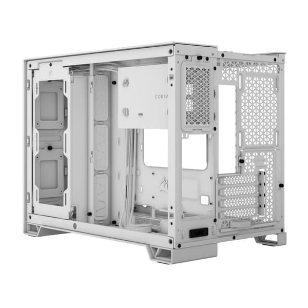Corsair 2500D AIRFLOW Mid Tower Dual Chamber PC-chassi, Vit - Nyskick vit