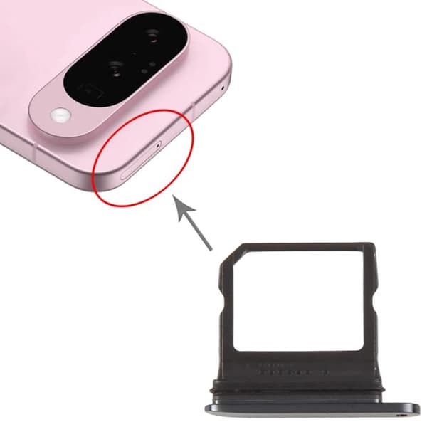 Google Pixel 10 Pro Simkortshållare - Svart svart