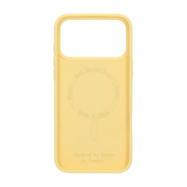 Rvelon Mobilskal Silikon MagSafe för iPhone 17 Pro - Gul gul