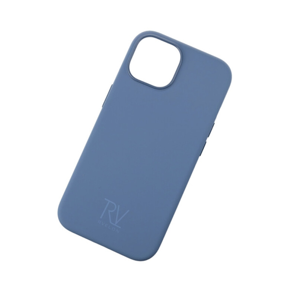 iPhone 15 Silikonskal Rvelon MagSafe - Blå Blue