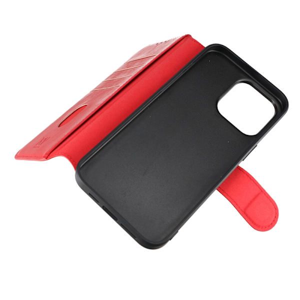 iPhone 15 Pro Max Plånboksfodral med Magsafe Rvelon - Röd Red