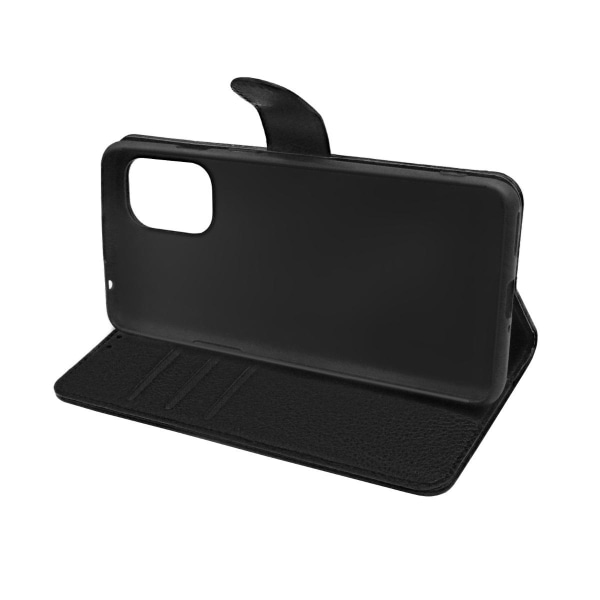 OnePlus 8T 5G Plånboksfodral med Stativ - Svart Black