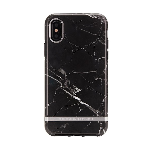 Richmond & Finch Skal Svart Marmor - iPhone XS Max Black