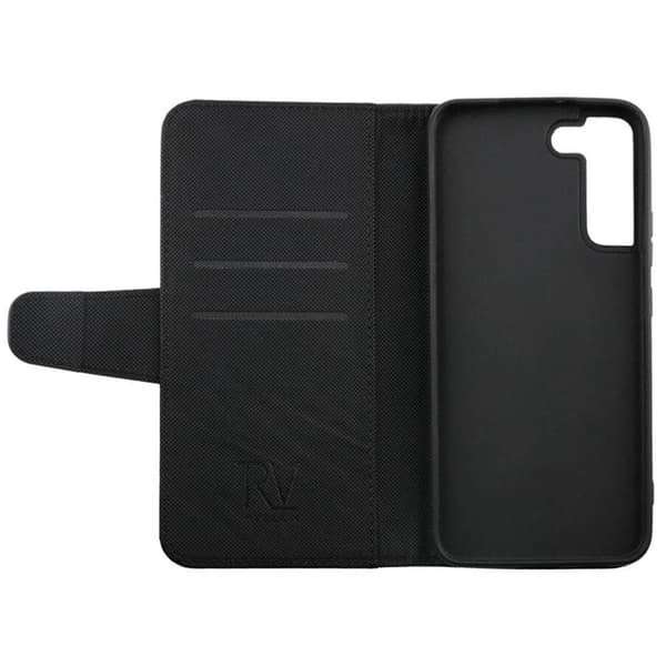 Samsung Galaxy S22 Plånboksfodral med Extra Kortfack Rvelon - Svart Black