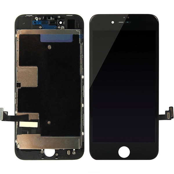 iPhone 8/SE 2020 LCD Skärm - Svart Svart