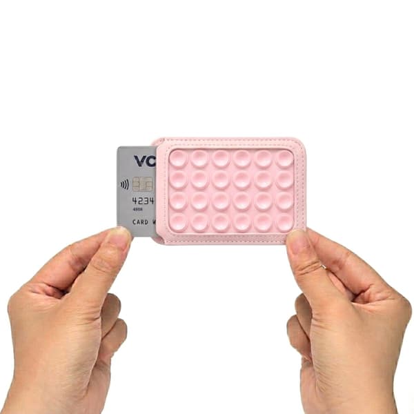 MagSafe Korthållare med Sugproppar och Stativ - Rosa rosa