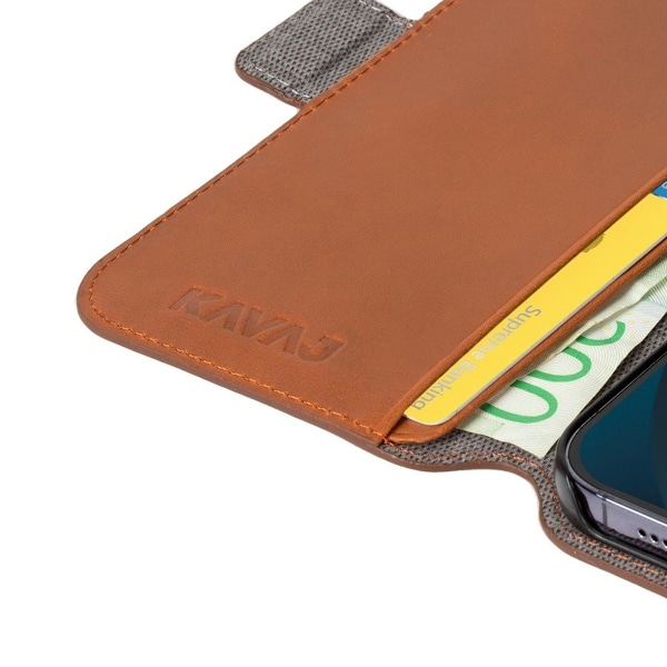 KAVAJ iPhone 13 Fodral Phoenix Brun Brown