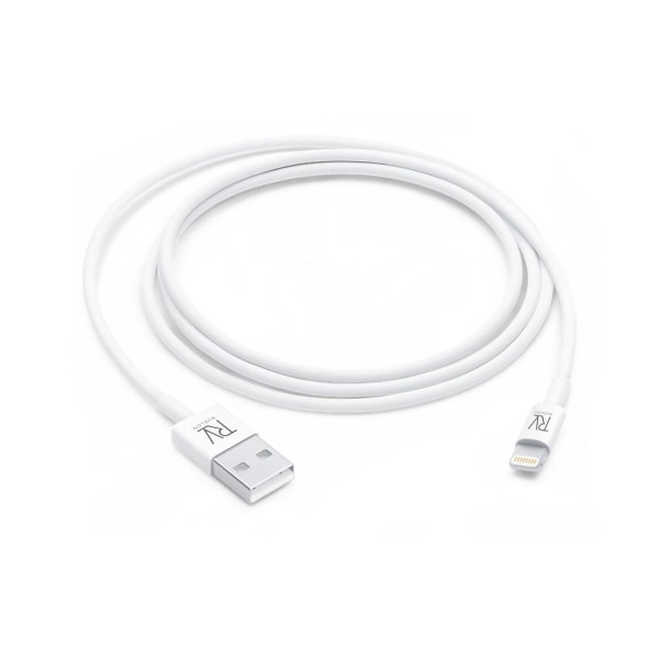 Rvelon USB-A till Lightning Kabel 1m Vit