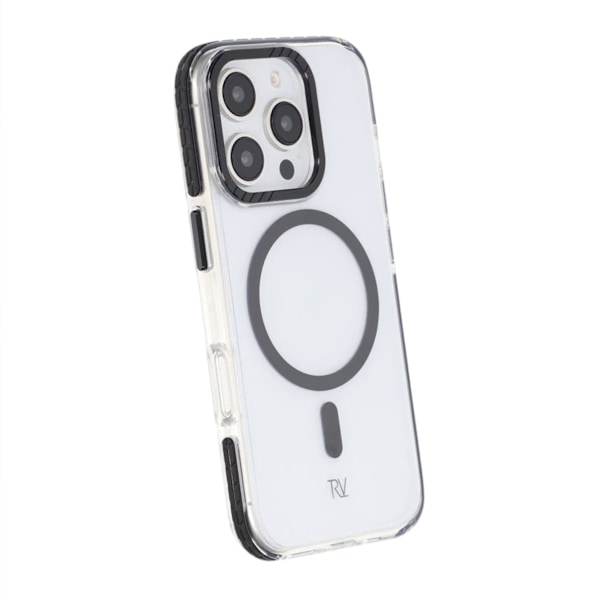 iPhone 16 Pro Rvelon Mobilskal Magnet Förstärkt - Svart Black