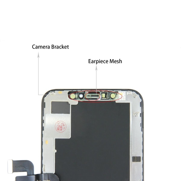 iPhone XS LCD Skärm (tagen från ny iPhone) Svart