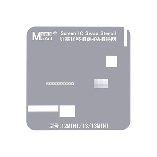 MaAnt Screen IC Polering Stencils för iPhone 11-15 Pro Max