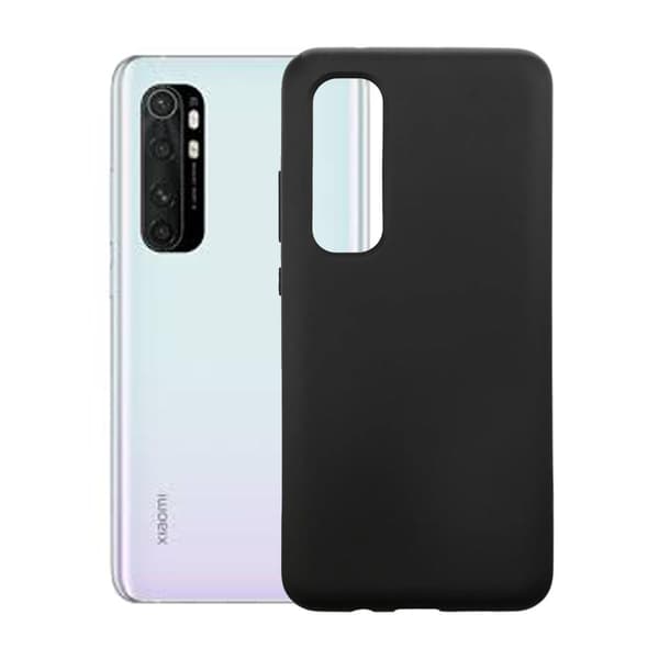 Mobilskal Silikon Mi Note 10 Lite - Svart Black