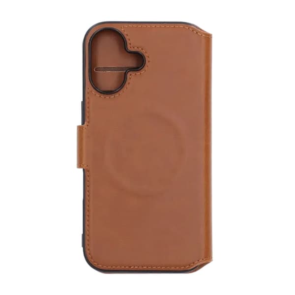 Rvelon Plånboksfodral för iPhone 17 - Brun Brun
