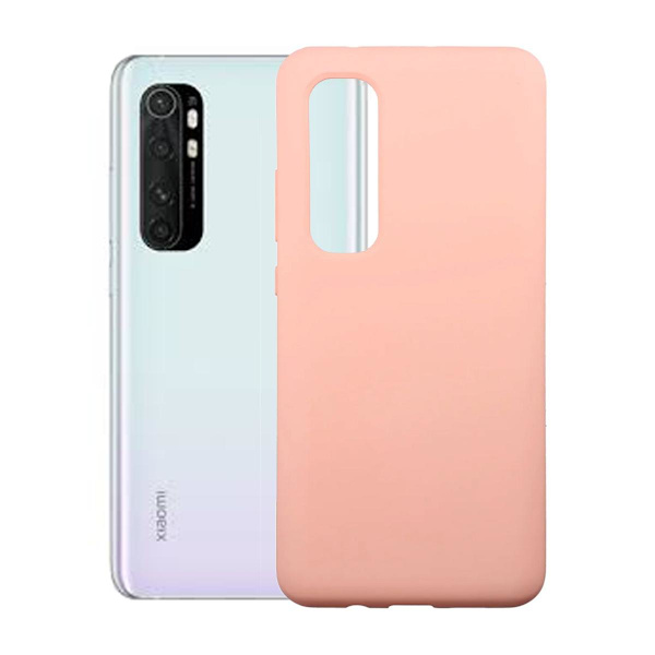 Mobilskal Silikon Mi Note 10 Lite - Rosa Rosa