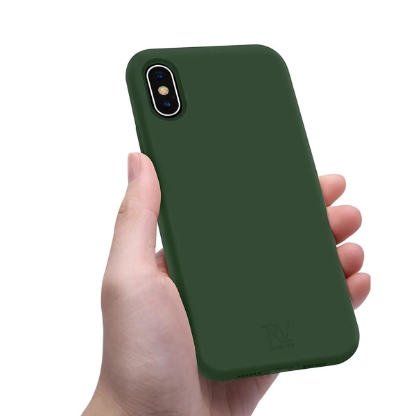 iPhone X/XS Skal - Silikon Grön Rvelon Grön