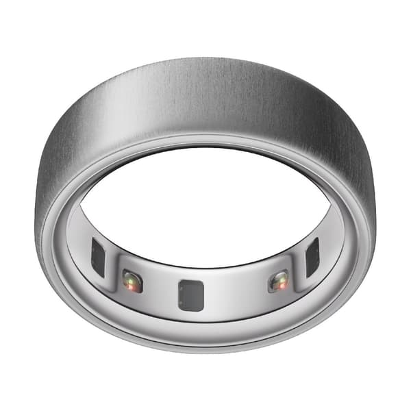 Oura Ring 4 Smart Ring Borstat Silver Storlek 14 - Nyskick hopea