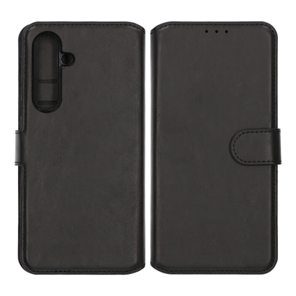 Samsung Galaxy S24 FE Plånboksfodral Magent Rvelon - Svart Svart